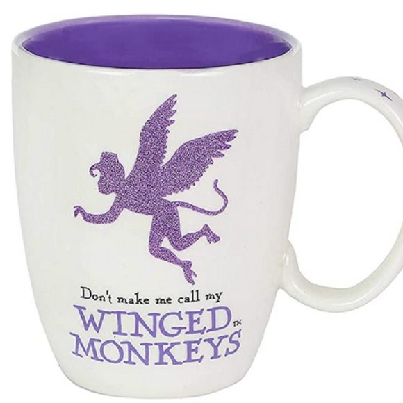 Enesco Don't Make Me Call My Winged Monkeys Mug Wizard of OZ - Picture 1 of 3